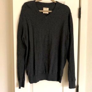 Life after denim men’s v-neck sweater cotton/cashmere
